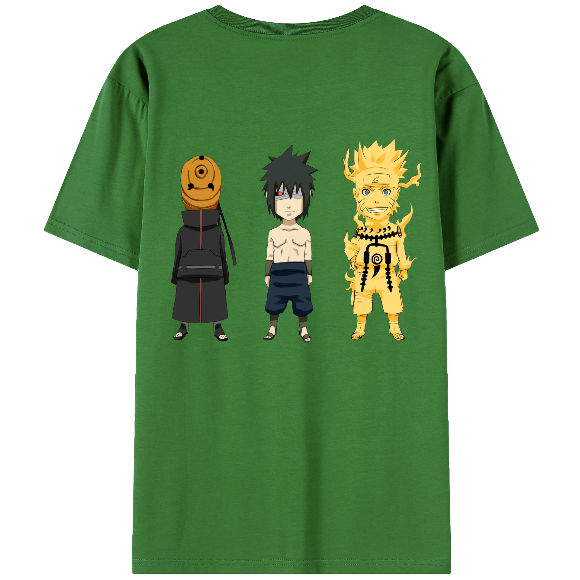 （画像用） NARUTO -ナルト- うちは サスケ Uchiha Sasuke レディース半袖Tシャツ(バックプリント)